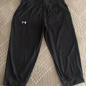 Black Under Armour Capris Medium